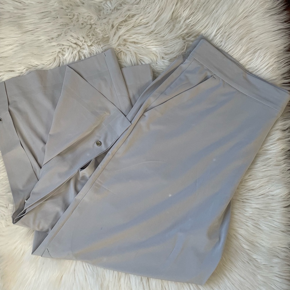 Athleta gray button Athleisure Pants- Women's size 14